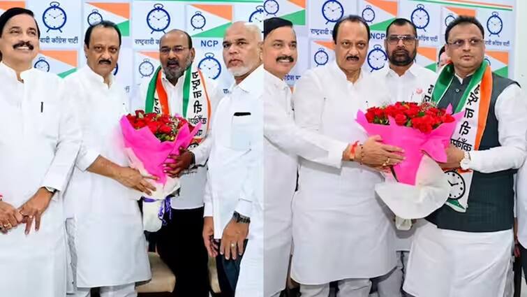 maharashtra election 2024 sanjaykaka nishikant bhosale join ncp contest tasgaon islampur ભાજપના આ બે મોટા નેતાઓ અજીત પવારની પાર્ટી NCPમાં જોડાયા, કહ્યું - 'અમારા નેતા દેવેન્દ્ર ફડણવીસના નિર્દેશ...'