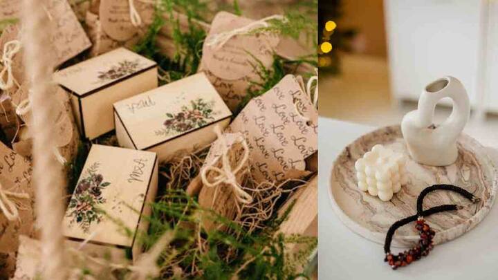 इको फ्रेंडली गिफ्ट्स : तुम्ही या दिवाळीत तुमच्या जवळच्या व्यक्तींना काहीतरी पर्यावरणपूरक भेट देण्याचा विचारही करू शकता. यामध्ये टोट बॅग्ज, ज्यूट बास्केट, हाताने बनवलेले साबण.