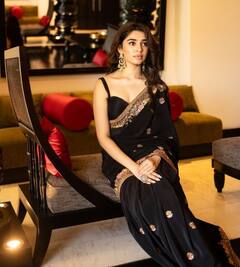 Krithi Shetty: બ્લેક સાડીમાં કાતિલ અંદાજમાં જોવા મળી સાઉથ એક્ટ્રેસ કીર્તિ શેટ્ટી, જુઓ તસવીરો