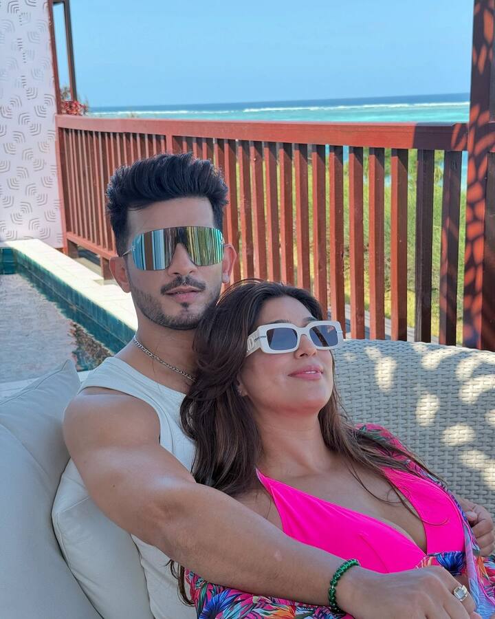 Arjun took to Instagram, where he shared some loved-up moments from their vacation in Zanzibar.