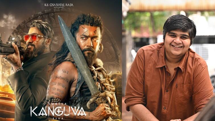 Kanguva Audio Launch director Karthik Subbaraj about kanguva will make all of us proud Kanguva Audio Launch : ரெண்டு நிமிஷம் சீன் பார்த்து மிரண்டுபோயிட்டேன்...கங்குவா படம் பற்றி இயக்குநர் கார்த்திக் சுப்பராஜ்