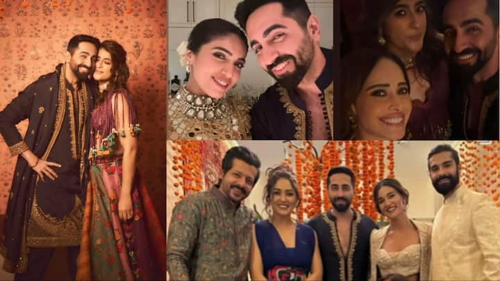 Ayushmann Khurrana Diwali Party 2024: आयुष्मान खुराना ने बीते दिन अपने घर पर एक दिवाली पार्टी रखी थी. जिसमें कई बड़े सितारे शामिल हुए थे. देखिए इनसाइड तस्वीरें...