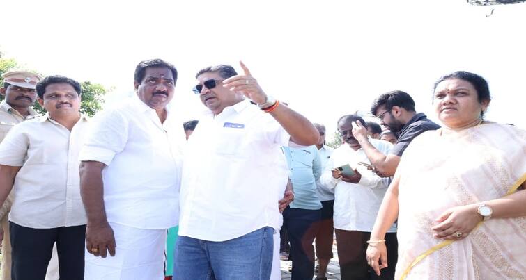 Minister Ptr says immediately remove rain water in Madurai  - TNN மதுரையில் மழை நீரை உடனடியாக அகற்ற நடவடிக்கை எடுக்கப்பட்டுள்ளது -  அமைச்சர் பி.டி.ஆர் !