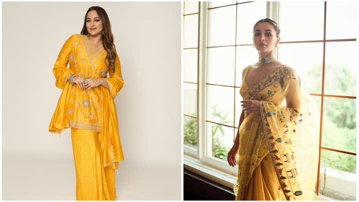 Get inspired this Diwali with stunning yellow outfits from Bollywood’s fashion icons, from elegant sarees to chic lehengas.