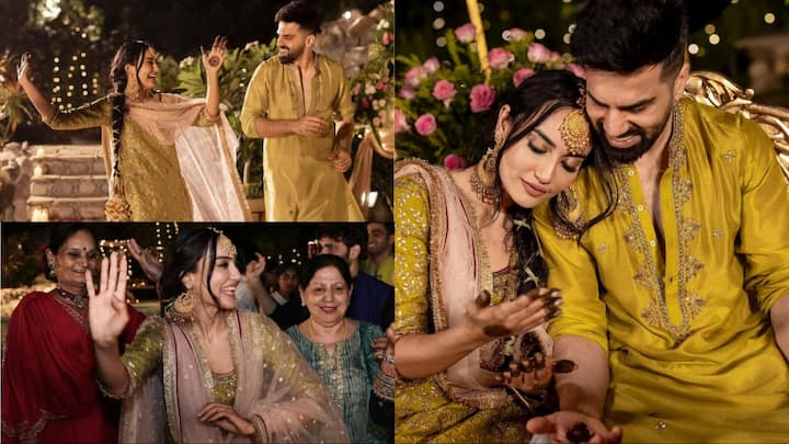 Surbhi Jyoti Mehendi Ceremony Photos: सुरभि ज्योति ने दिवाली फोटोशूट के बाद अब अपनी मेहंदी सेरेमनी की खूबसूरत तस्वीरें शेयर की हैं. जो तेजी से वायरल भी हो रही हैं.