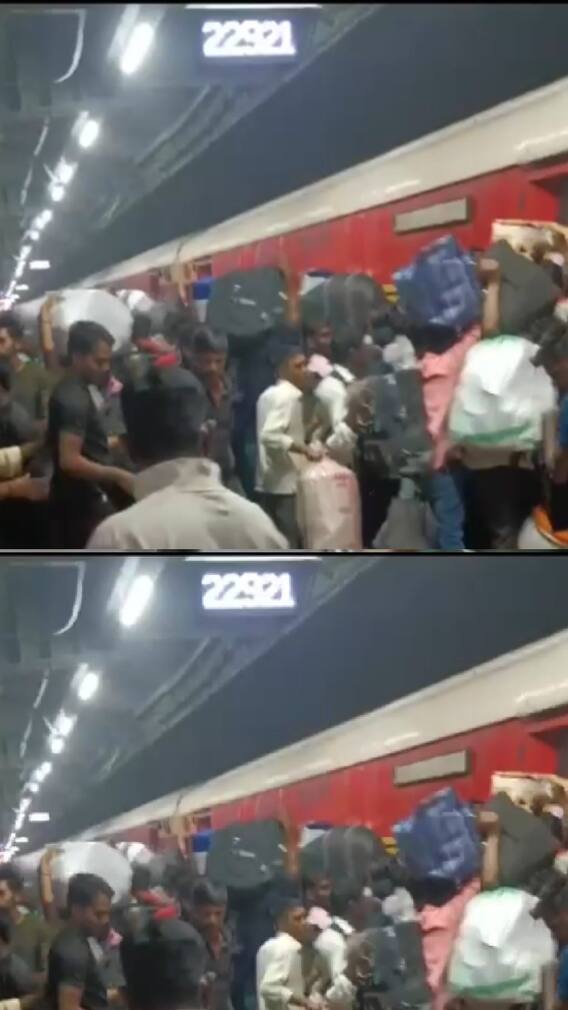 वांद्रे टर्मिनसवर चेंगराचेंगरी, दोघांची प्रकृती गंभीर