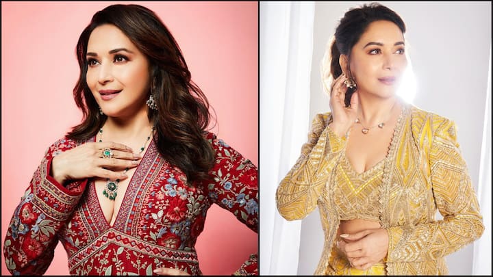 As Diwali 2024 approaches, look to the iconic Madhuri Dixit for outfit inspiration. Her timeless style blends traditional elegance with modern flair, perfect for a glamorous festive season.