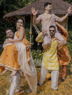 Surbhi Jyoti की शादी के फंक्शन शुरू, सामने आई हल्दी की फोटोज, एक्ट्रेस का गॉर्जियस लुक वायरल