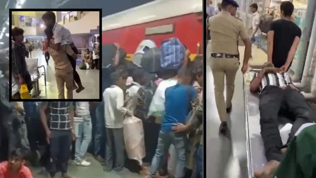 Bandra Terminus Stampede Railway police crowd management Failed bandra gorakhpur antyodaya express Bandra Terminus Stampede: वांद्रे टर्मिनसवर चेंगराचेंगरी, 22 विनाआरक्षित डबे, रेल्वे पोलिसांचं क्राऊड मॅनेजमेंट फेल