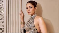 Raashi Khanna: దీపావళి మతాబులా... రాశి ఖన్నా అందాల వెలుగులు, లెహంగాలో మెరుపుల్