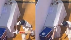 Virat Kohli Hits Water Boxes In Frustration After Being Dismissed In Second Innings Of IND vs NZ Pune Test- WATCH