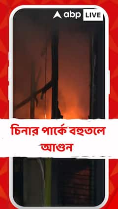 রাতের কলকাতায় ফের অগ্নিকাণ্ড। চিনার পার্কে বহুতলে আগুন