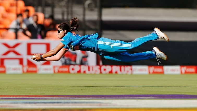 Radha Yadav's Spectacular Catch Sends New Zealand Packing