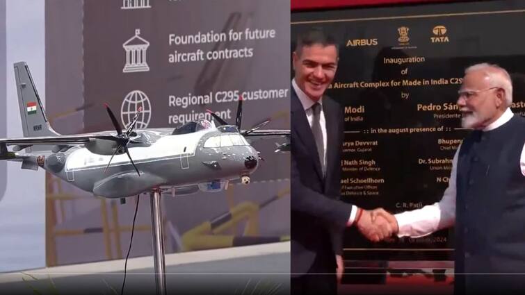 PM Modi Launches C-295 Aircraft Facility In Gujarats Vadodara check the ability C-295 Aircraft: இந்தியாவிலேயே உற்பத்தி செய்யப்படும் C-295 விமானங்கள் - பலம் தெரியுமா? தொடங்கி வைத்த பிரதமர் மோடி