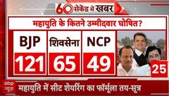 Maharashtra Election 2024 : महायुति में सीटों का फॉर्मूला तय, आज होगा एलान ! Breaking News