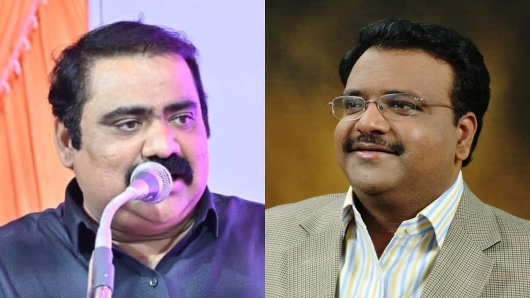 Maharashtra Assembly Elections 2024 Nandgaon vidhan Sabhha Constituency Suhas Kande threatened Sameer Bhujbal s supporter Marathi News Sameer Bhujbal vs Suhas Kande : समीर भुजबळांच्या सभेत भाषण, कार्यकर्त्यास सुहास कांदेंकडून शिवीगाळ? भरसभेत कॉल रेकॉर्डिंग ऐकवल्यानं खळबळ