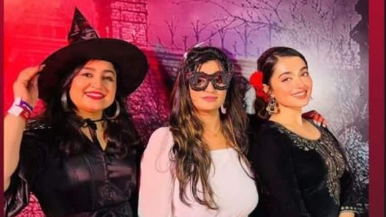 Neeharika Roy Embraces Deepika Padukone's 'Shanti Priya' Vibes at Halloween Bash