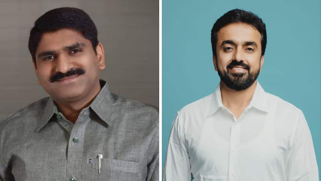 Khanapur Vidha Sabha : खानापुरात सुहास बाबर विरुद्ध वैभव पाटील यांच्यात थेट लढत; राजेंद्र अण्णा देशमुख काय करणार? Maharashtra Vidhan Sabha Election 2024 fight between Suhas Babar vs Vaibhav Patil in Khanapur vidhan sabha What will Rajendra Anna Deshmukh do Khanapur Vidha Sabha : खानापुरात सुहास बाबर विरुद्ध वैभव पाटील यांच्यात थेट लढत; राजेंद्र अण्णा देशमुख काय करणार?