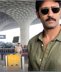 विक्की कौशल ने कूल अंदाज में पैप्स को दिए पोज | ABP NEWS SHORTS