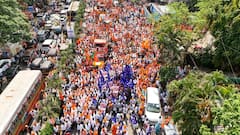 Thousands Of Supporters Rally Behind Shinde, Fadnavis As They File Nomination For Assembly Elections