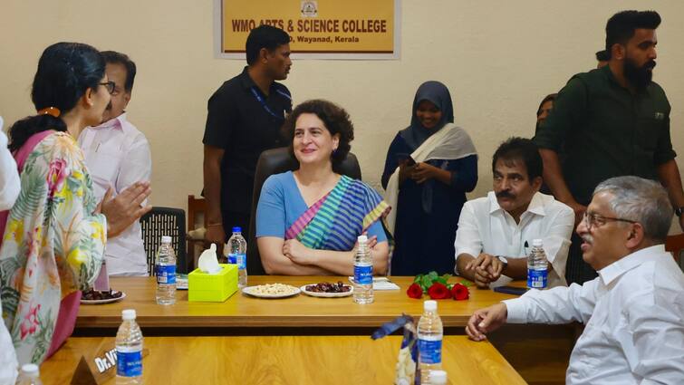 Wayanad Bypoll Priyanka Gandhi Intensifies Campaign Slams Centre Neglect Of Landslide-Hit Areas Priyanka Gandhi Intensifies Campaign For Wayanad Bypoll, Slams Centre’s 'Neglect' Of Landslide-Hit Areas