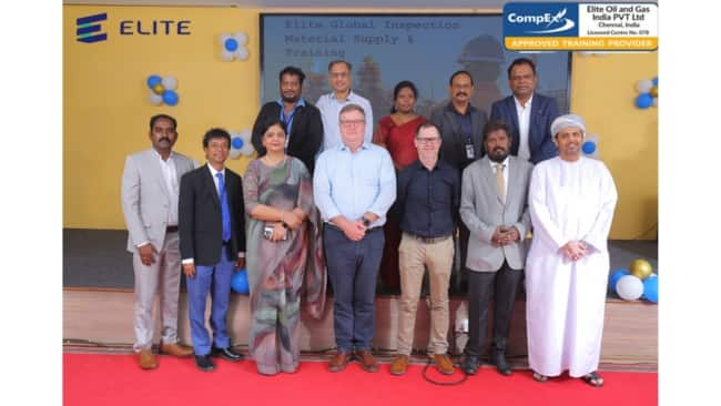 Elite Global Oil & Gas Opens Comprehensive Training Center in Chennai, India