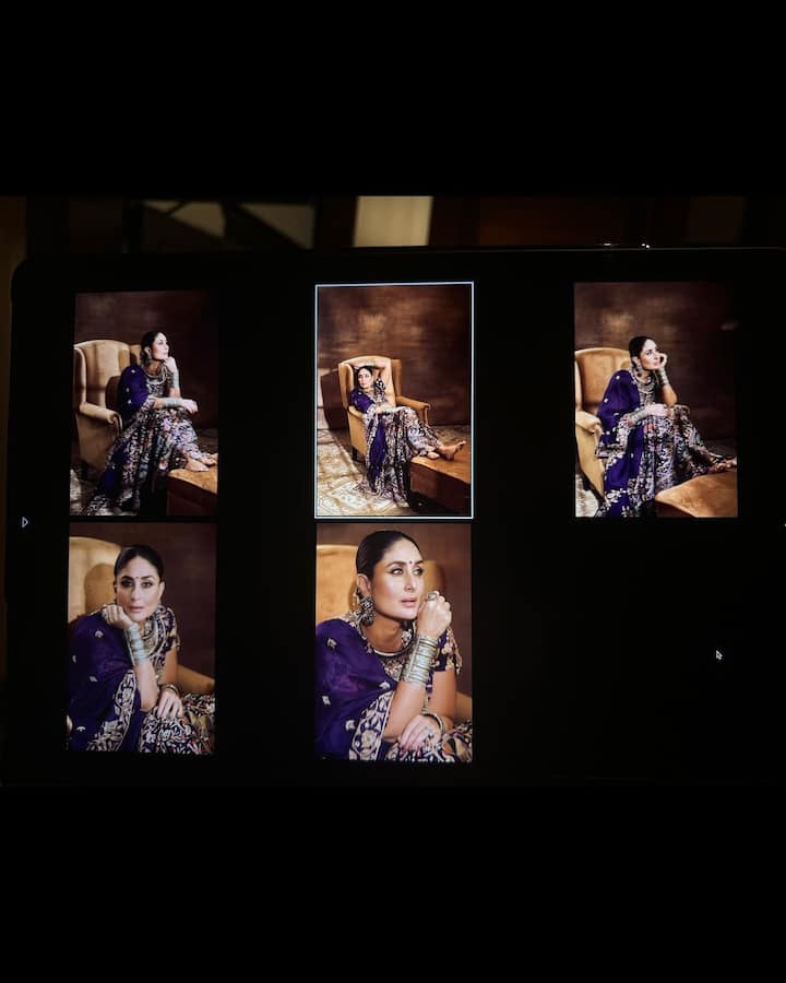 Apart from these, Kareena Kapoor has made a collage of some of her photos and shared it in a photo. In which she was seen dressed in traditional avatar.