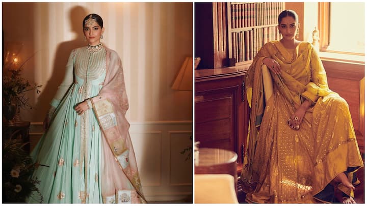 As the festive season approaches, take style cues from Sonam Kapoor’s stunning Anarkali ensembles.