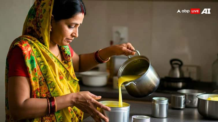 A kilo of ghee will be made every month, know how to extract it from the cream.