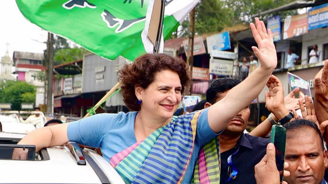 Wayanad Results Priyanka Gandhi Leads By Over 60000 Votes Wayanad Results:  વાયનાડમાં પ્રિયંકા ગાંધી મોટી જીત તરફ, 60 હજાર મતોથી આગળ છે કોંગ્રેસના મહાસચિવ