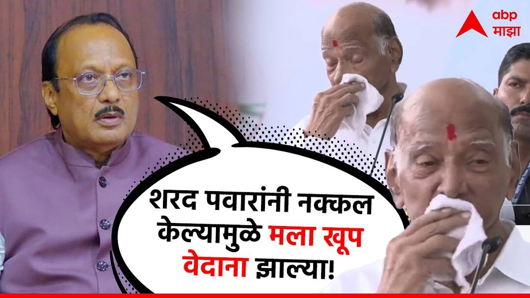 Ajit Pawar said that I felt very sad because Sharad Pawar Mimicry On Me Maharashtra Vidhan Sabha Election 2024 Ajit Pawar: साहेबांना मी दैवत मानलं, मी मुलासारखा, माझी नक्कल केली; अजितदादा म्हणाले, मला वेदना झाल्या!
