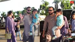 दिवाली पर फैमिली के साथ घूमने निकलीं करीना कपूर, पापा सैफ की गोद में मुंह छुपाते नजर आए जेह बाबा