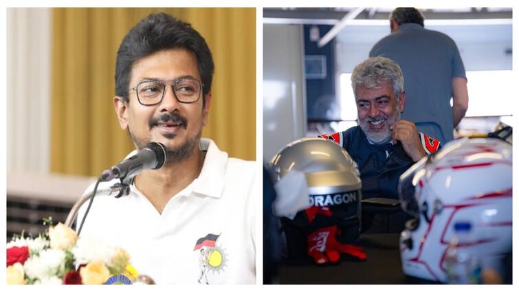deputy cm udayanithi stalin wish ajithkumar car racing know details Ajithkumar: 