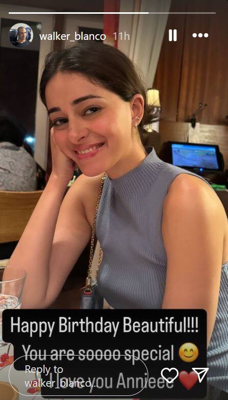 Walker posted a picture of the actress with the, caption, 