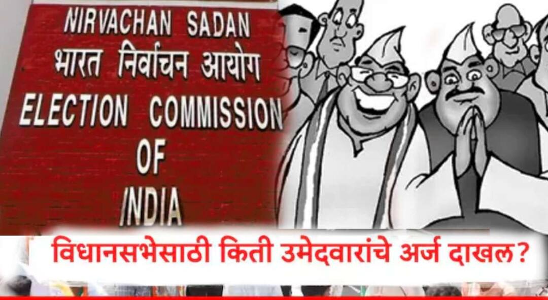 Maharashtra Assembly Election 2024 : विधानसभा निवडणुकीच्या मैदानात उमेदवारांचा उच्चांक; सरासरीच्या तुलनेत तिप्पट वाढ High number of candidates in assembly election field Three times the average over maharashtra assembly election 2024 total 7995 candidates file 10905 nominations for election check details Maharashtra Assembly Election 2024 : विधानसभा निवडणुकीच्या मैदानात उमेदवारांचा उच्चांक; सरासरीच्या तुलनेत तिप्पट वाढ