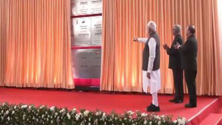PM narendra Modi unveils development projects worth over Rs 280 crore in Gujarat Rajpipala: દિવાળી પહેલા એકતા નગર ખાતે રૂ.284  કરોડથી વધુના પ્રોજેક્ટ્સનું ખાતમુહૂર્ત અને લોકાર્પણ