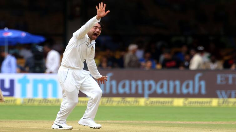 Afghanistan Player Rashid Khan Test Comeback Confirmed In Zimbabwe Series Rashid Khan:முதுகில் ஏற்பட்ட காயம்.. மீண்டு வந்த ஆப்கானிஸ்தான் வீரர்!ரசிகர்கள் உற்சாகம்
