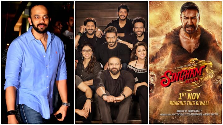 Rohit Shetty Movies on Diwali: फिल्ममेकर रोहित शेट्टी की आने वाली फिल्म 'सिंघम अगेन' है. रोहित इसके पहले भी दिवाली पर कई फिल्में लेकर आए हैं और वो बॉक्स ऑफिस पर हिट भी रहीं.