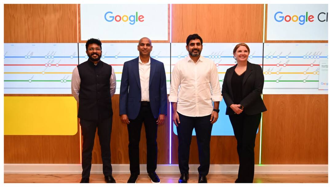 AP Minister Nara Lokesh held talks with Google Cloud to set up a data center in Visakhapatnam Google News: గూగుల్‌తో మంత్రి నారా లోకేష్ చర్చలు- విశాఖలో డాటా సెంటర్ ఏర్పాటుకు రిక్వస్ట్