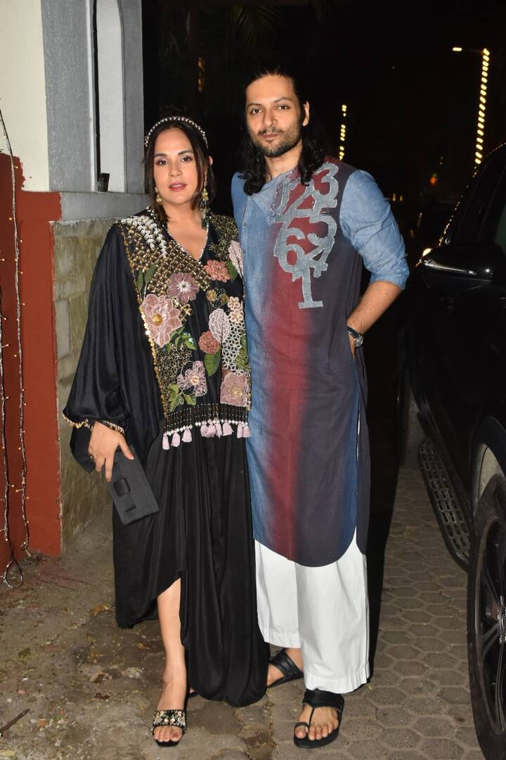Richa Chadha and Ali Fazal also attended the Diwali party.