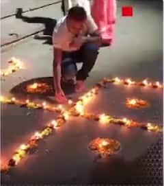 नर्मदा नदी के तट को 51,000 दीपों से जगमग किया गया | abp news shorts