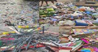 “முடிச்சு விட்டீங்க போங்க....”...  மதுரையில் குப்பை தொட்டிகளாக மாறிய சாலைகள்