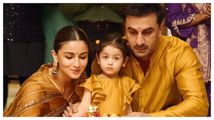 On Friday, Alia Bhatt delighted fans with a heartwarming Diwali post featuring her husband Ranbir Kapoor and their young daughter, Raha.