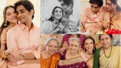 Aditi Rao Hydari और Siddharth ने दिवाली पर शेयर की शादी की अनदेखी तस्वीरें, पति की बाहों में एक्ट्रेस ने दिए पोज