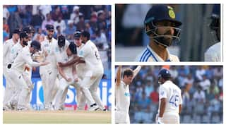 IND vs NZ 3rd Test Day 1st India lose 4 wickets virat kohli rohit sharma disappoint innings know here