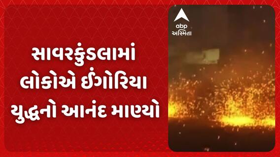 Diwali 2024 | હસતાં હસતાં ખેલાતું યુદ્ધ! : સાવરકુંડલામાં લોકોએ ઈંગોરિયા યુદ્ધનો આનંદ માણ્યો