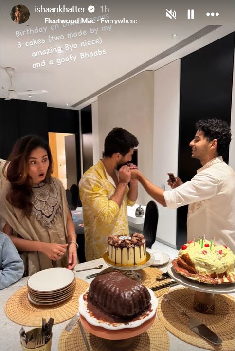 Ishaan Khatter Celebrates 29th Birthday With Shahid Kapoor And Family, 'Goofy Bhabhi' Mira Bakes Cake For Him