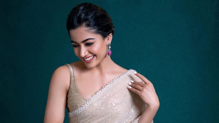 From intricate embroidery to vibrant hues, have a look at Rashmika Mandanna's Saree looks,  each ensemble reflects her glamorous style and effortless grace.