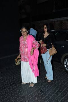 Singham Again Screening: बेटी काजोल संग दामाद की फिल्म देखने पहुंचीं तनुजा, रेड ड्रेस में दिखीं ‘सिंघम’ के बेटी, देखें तस्वीरें