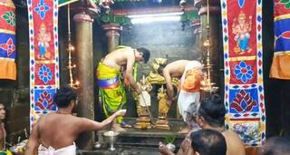 Thiruparankundram: கந்த சஷ்டி விழா... திருப்பரங்குன்றத்தில் பக்தர்களின் அரோகரா கோஷம் விண்ணை பிளக்க காப்பு கட்டுதல் நிகழ்ச்சி